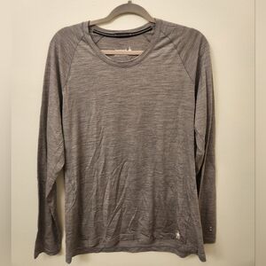 Smartwool Women's Merino Wool 105 Baselayer Heathered Gray Size XL
